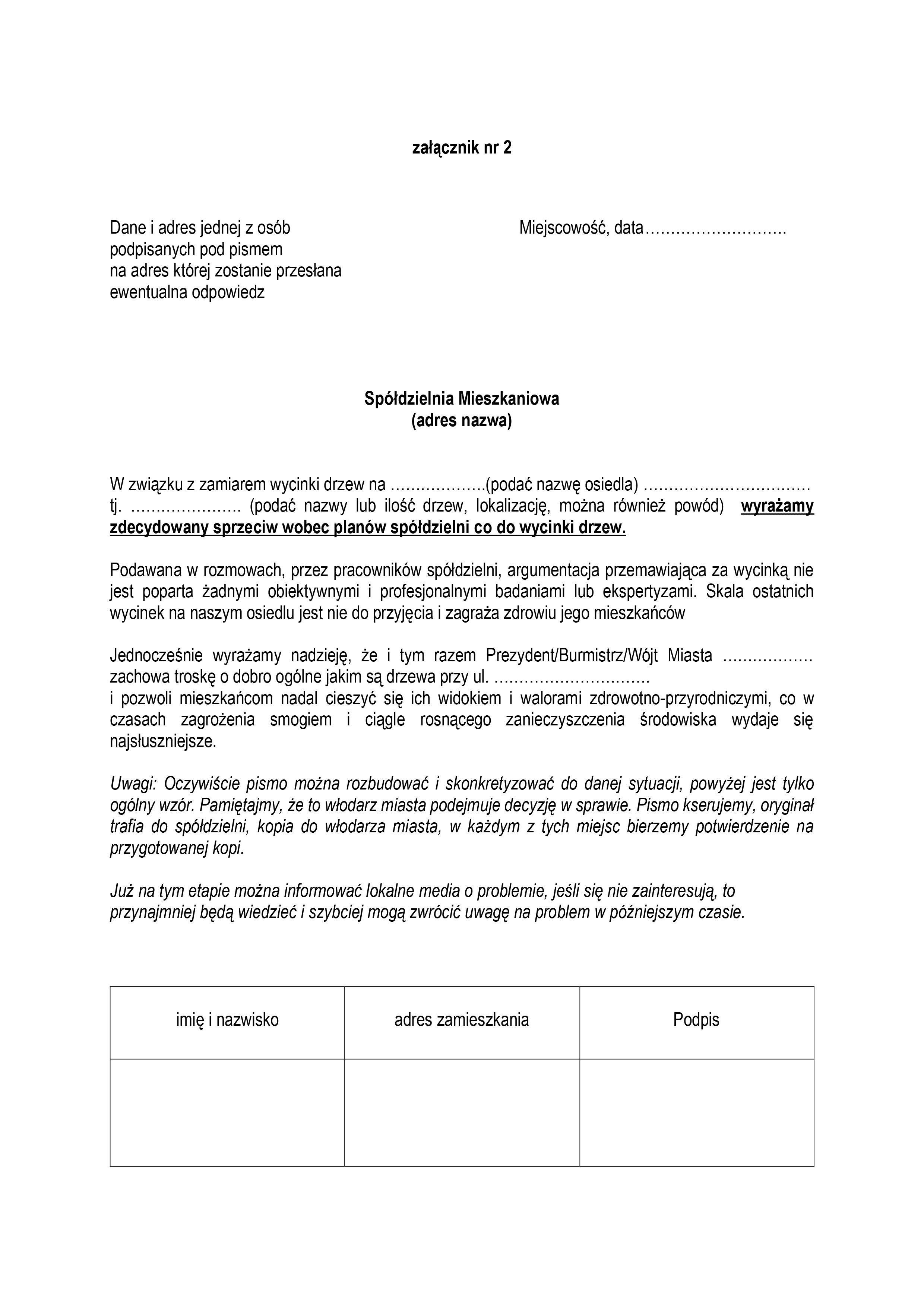 SPRZECIW ZBIOROWY-spółdzielnia_zał-2